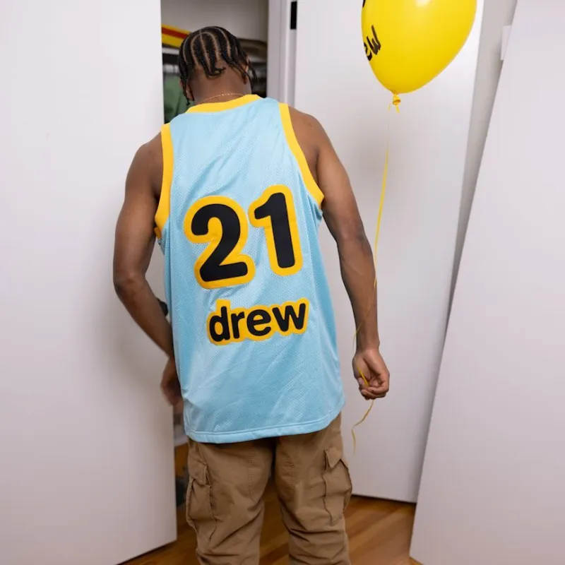 Drew House Mesh Joy Basketball Jersey-6