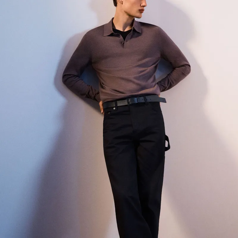 COS Polo Shirts Men Cameo Brown-3