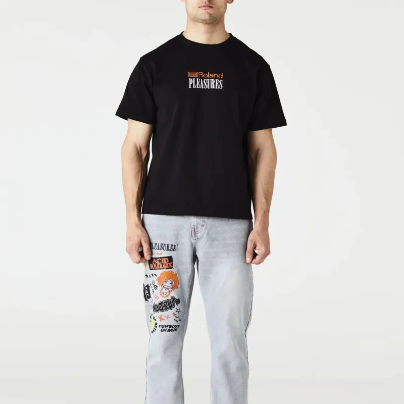 PLEASURES T-Shirts Unisex Black-3