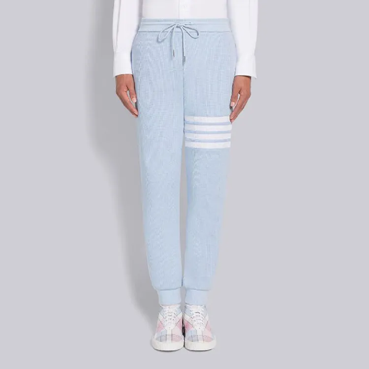 THOM BROWNE 4 Bar Drawstring Jogger Pants-5