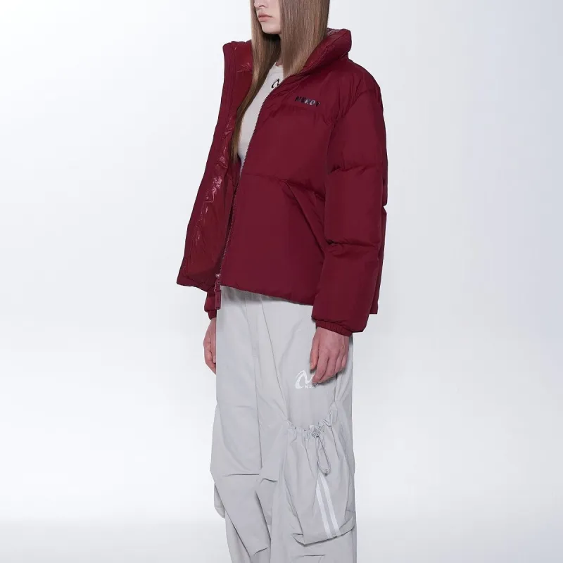 Nerdy Down Jackets Unisex Deep Red-2