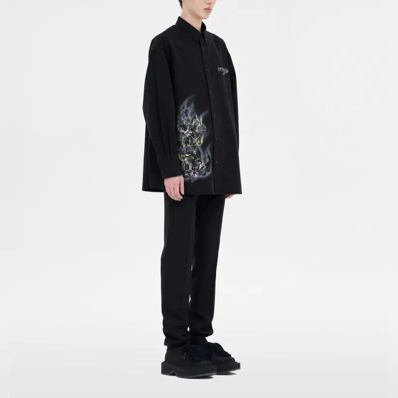 WE11DONE Washed Cotton Shirt-2