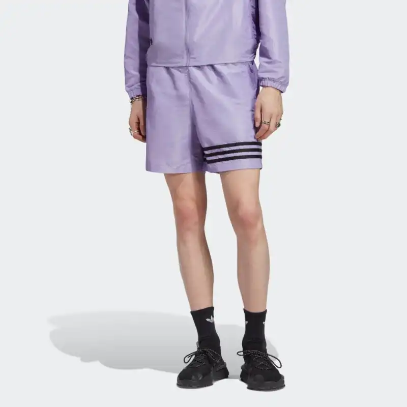 Adidas Originals ADICOLOR NEUCLASSICS Casual Shorts Men Lilac-4