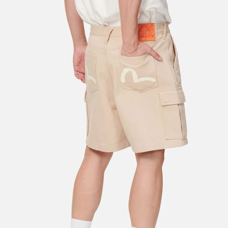EVISU Cargo Shorts Men Sand-2