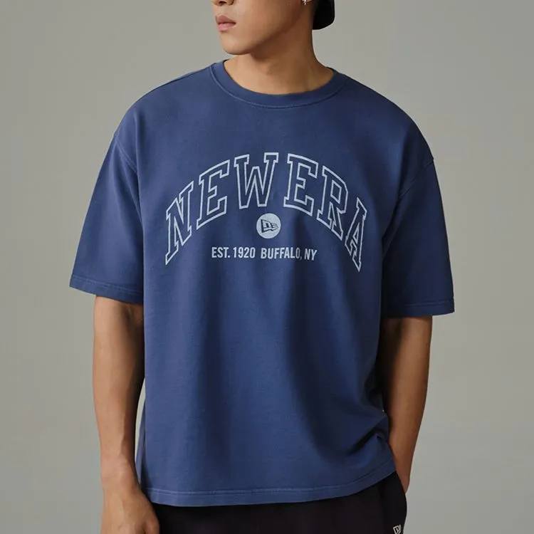 New Era T Shirts Unisex Gray Blue-3