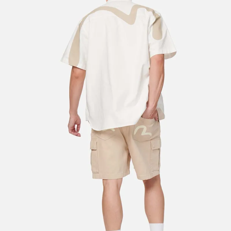 EVISU Cargo Shorts Men Sand-4