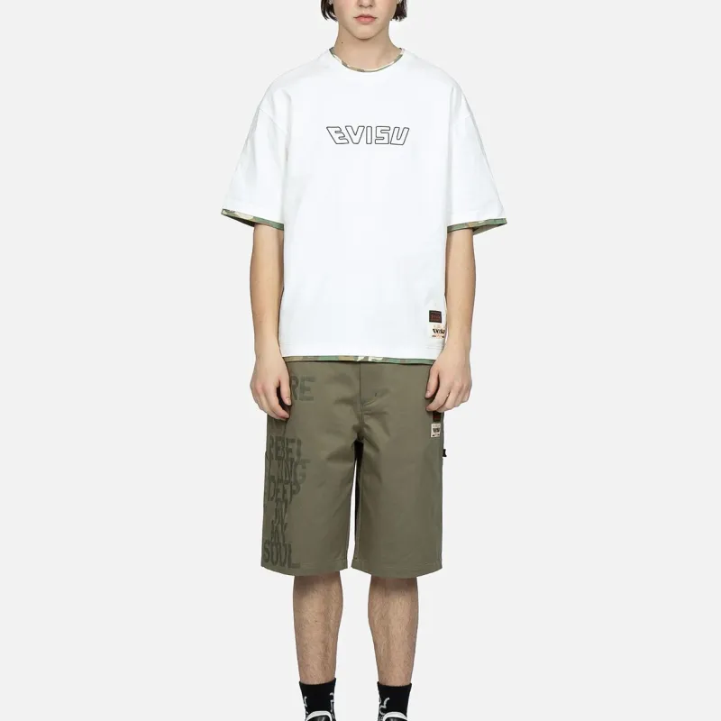 EVISU T Shirts Men White-5