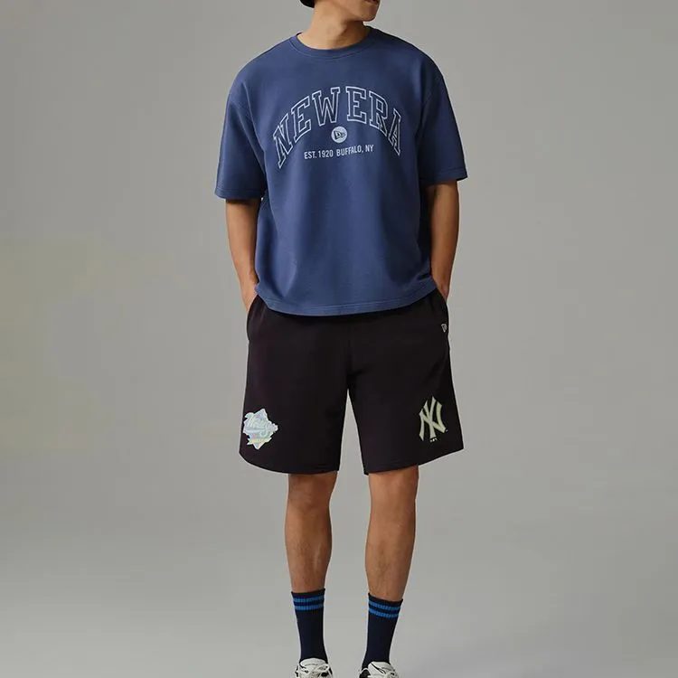 New Era T Shirts Unisex Gray Blue-2