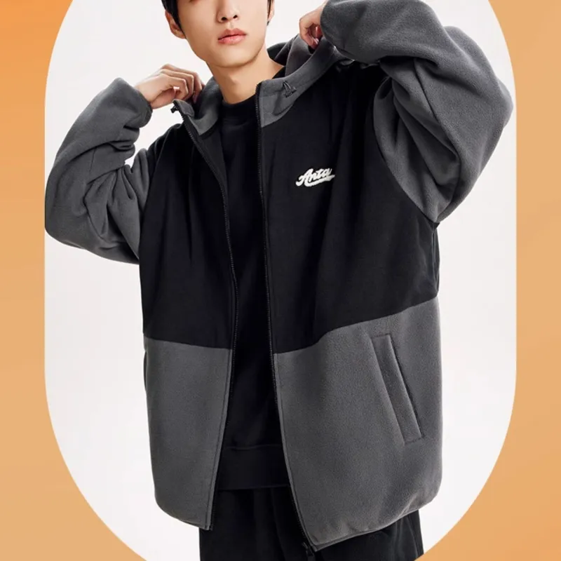 Anta Life Collection Coat Unisex Castle Gray-4