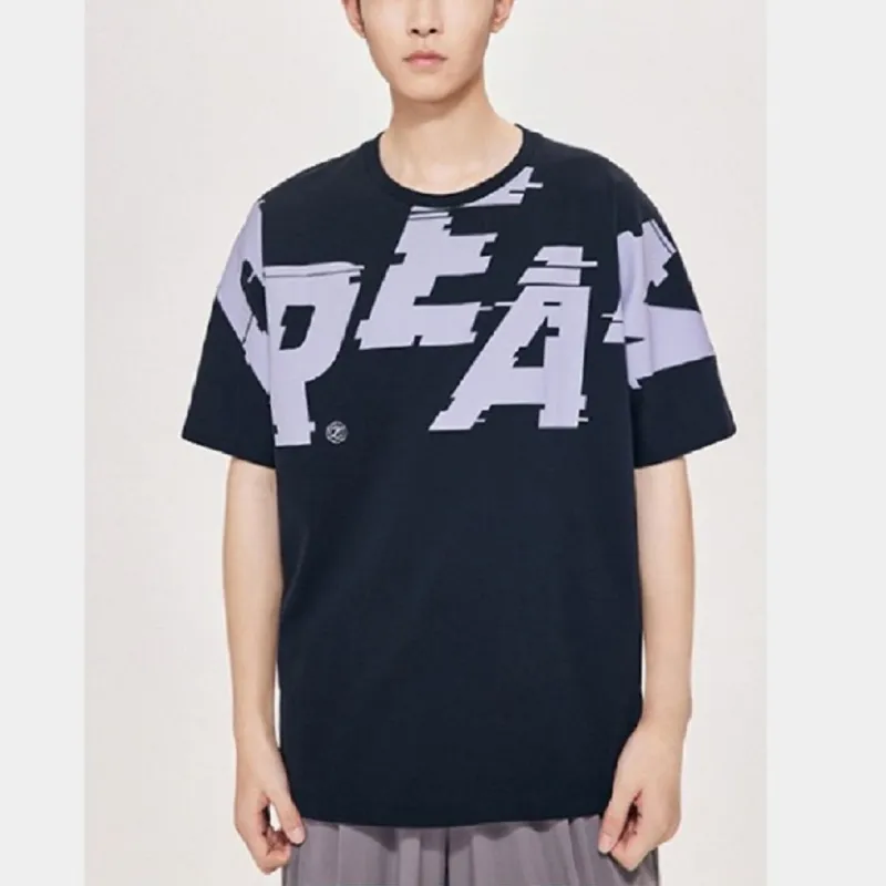 Anta x QINGKUANGXILIE T Shirt Unisex Black-4
