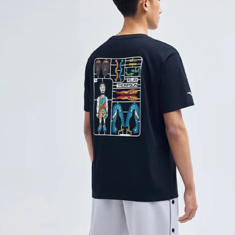 ANTA T Shirts Men Black-3