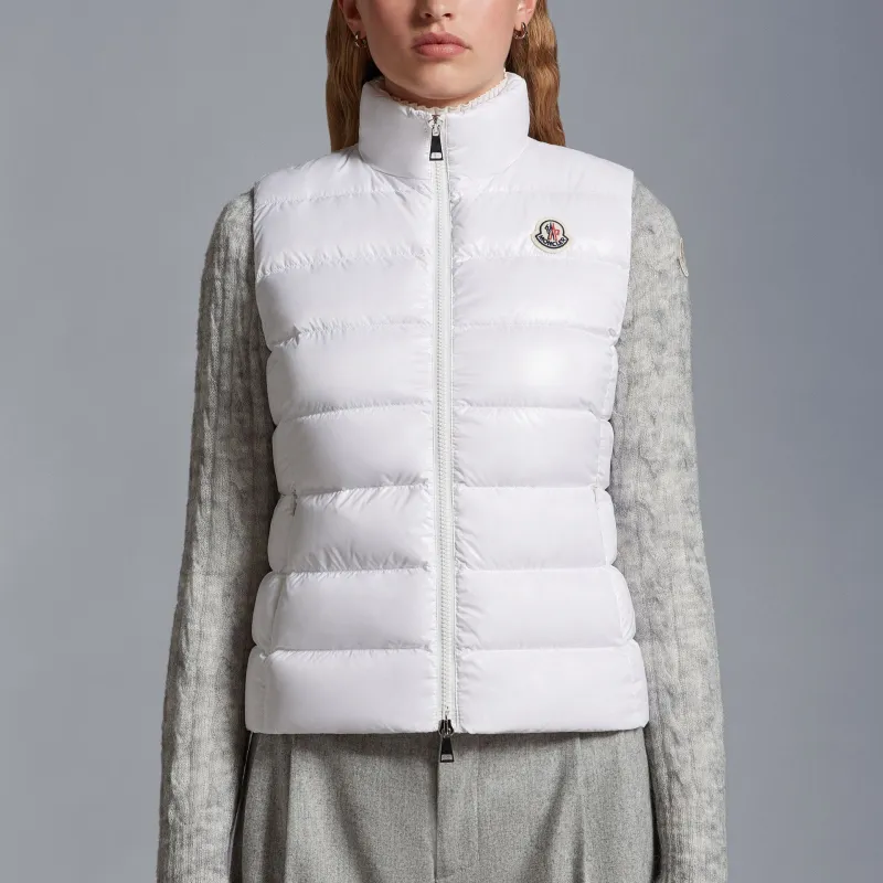 Moncler Ghany Series Vests Women's White-3