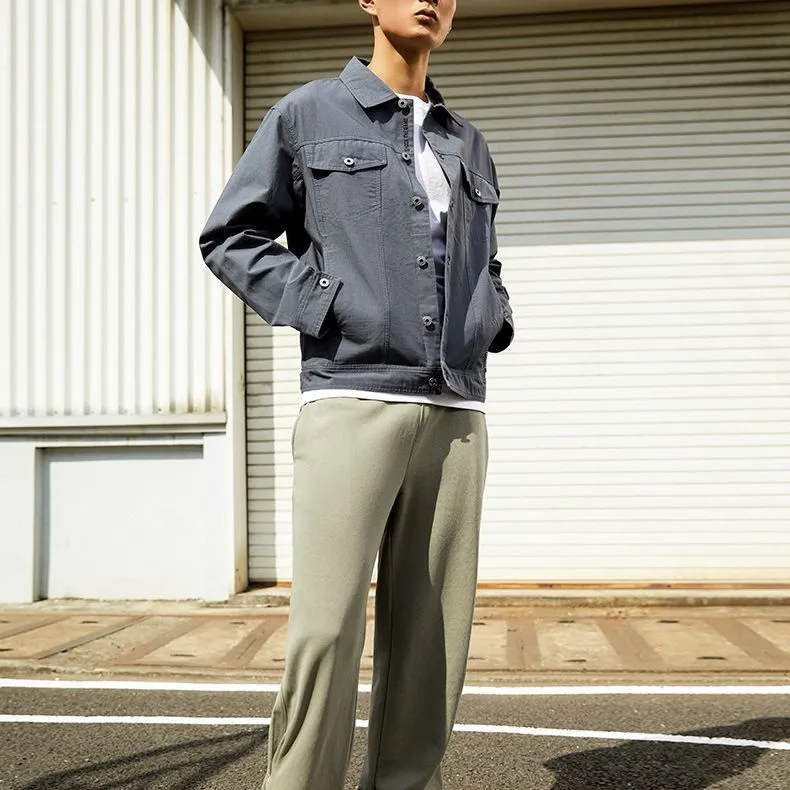 Anta Basketball Collection Jacket Men's Gray-3