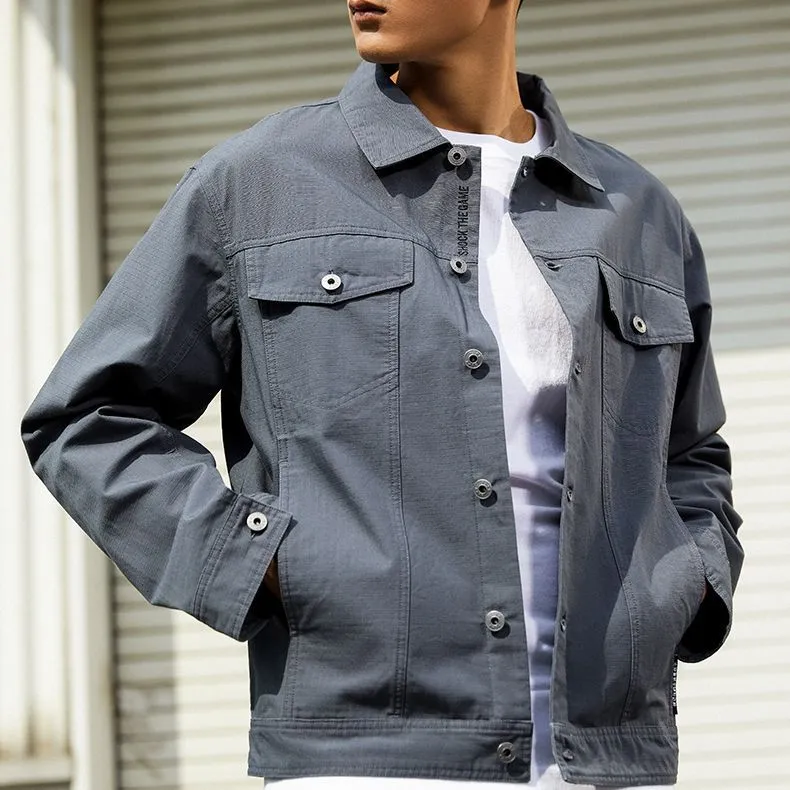 Anta Basketball Collection Jacket Men's Gray-4