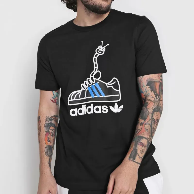 Adidas Originals T Shirt Men's Black-4
