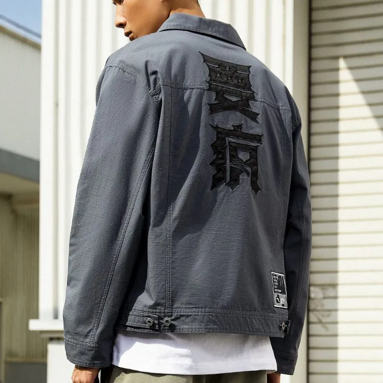 Anta Basketball Collection Jacket Men's Gray-5