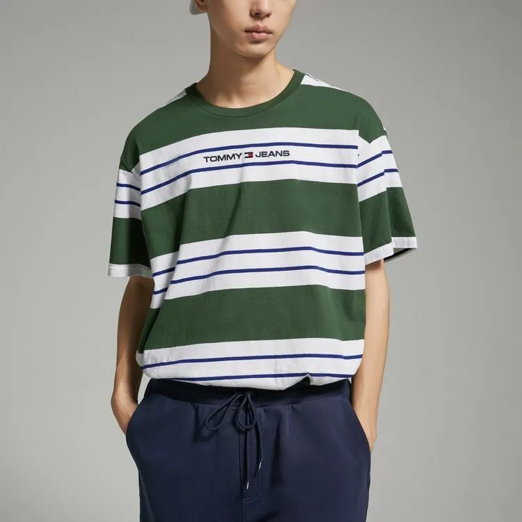 Tommy Hilfiger T Shirts Men Green, White, Multicolor L2M-2