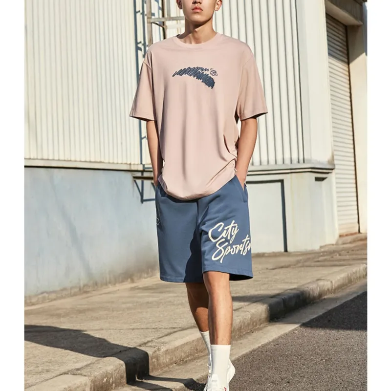 Anta T-Shirt Unisex Pumpkin Brown-4