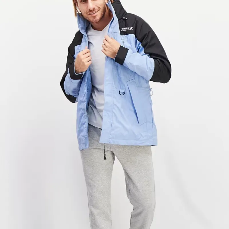 Adidas Originals OUTDOORJKT Down Jacket Men's Blue-5