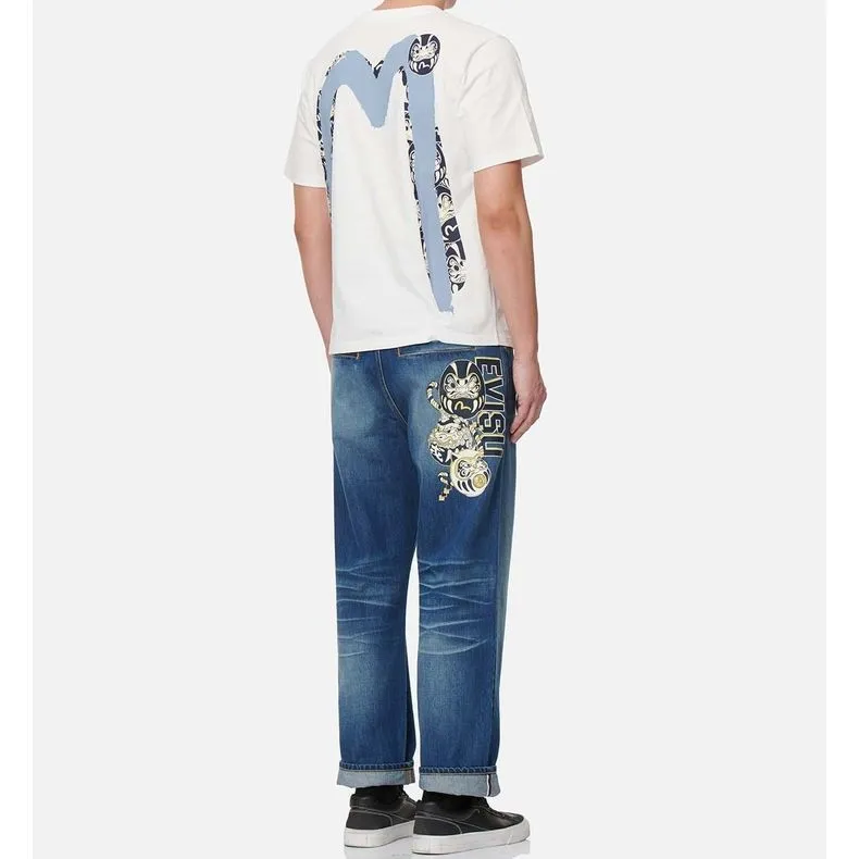 EVISU Jeans Men Denim Blue-4