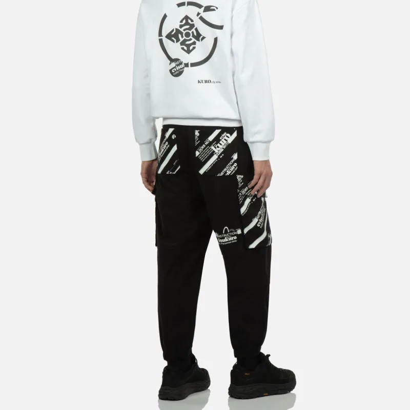 EVISU FW22 Casual Pants Men's Black-5