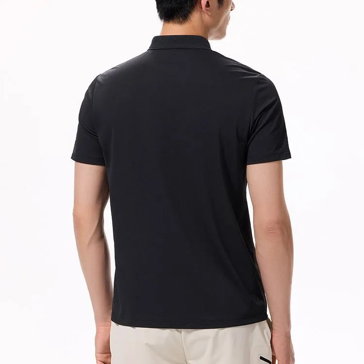 Anta Champion Series Polo Shirt Men's Night Sea Black-2