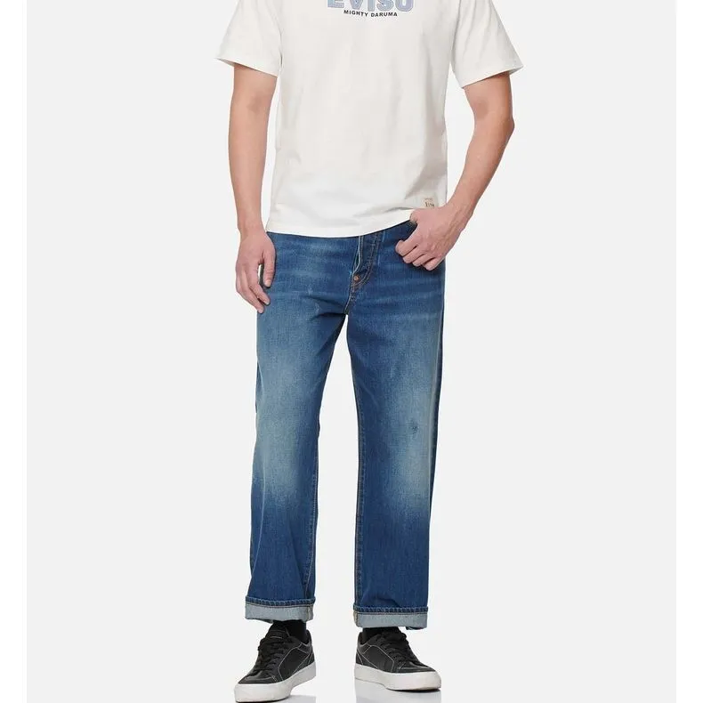 EVISU Jeans Men Denim Blue-5