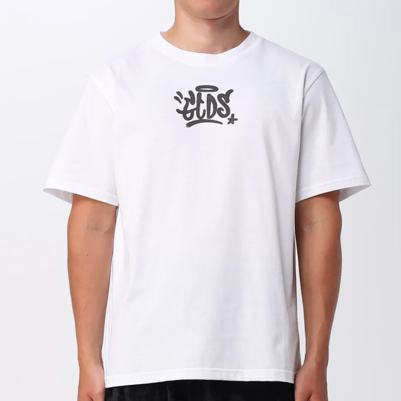GCDS Graffiti print Cotton T shirt-5