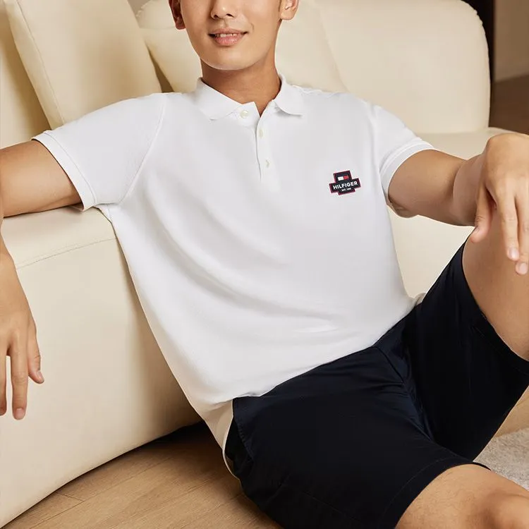 Tommy Hilfiger Polo Shirts Men White YBR-4