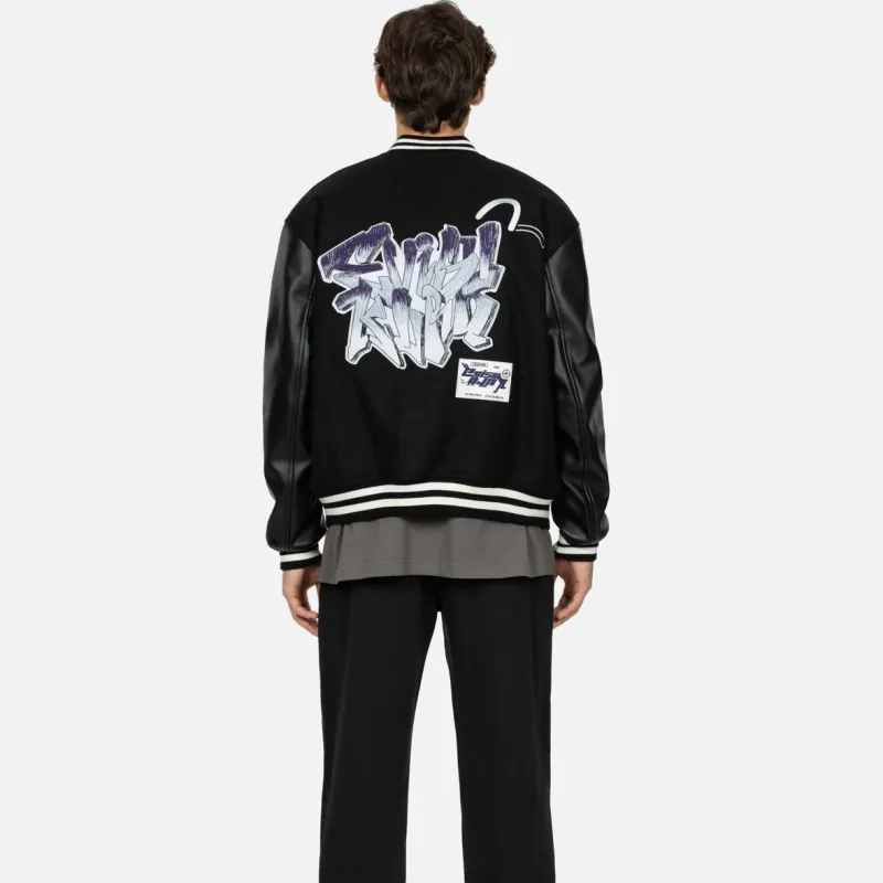 EVISU Baseball Jerseys Men Black-4
