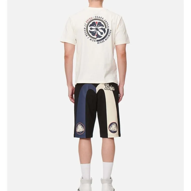 EVISU Casual Shorts Men's Black-4
