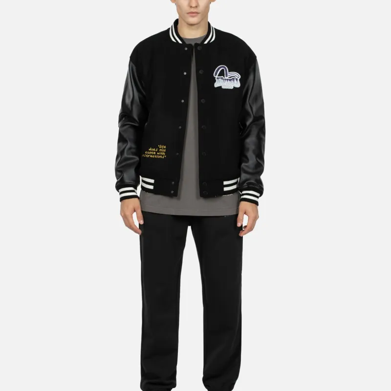 EVISU Baseball Jerseys Men Black-5