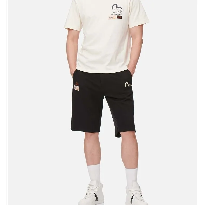 EVISU Casual Shorts Men's Black-5