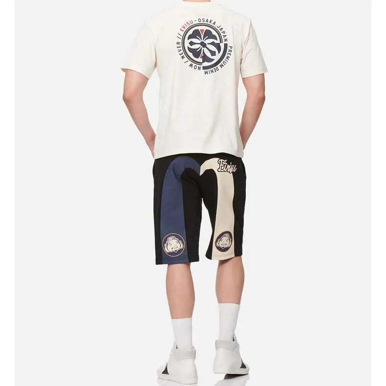 EVISU Casual Shorts Men's Black-6
