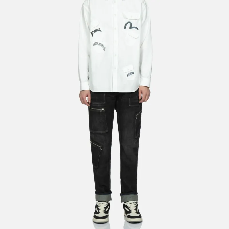 EVISU Jeans Men Denim Blue-4