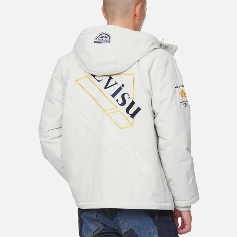 EVISU Jackets Men Light Gray-5