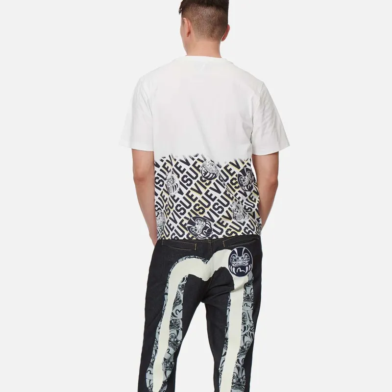 EVISU T-Shirts Men White-4