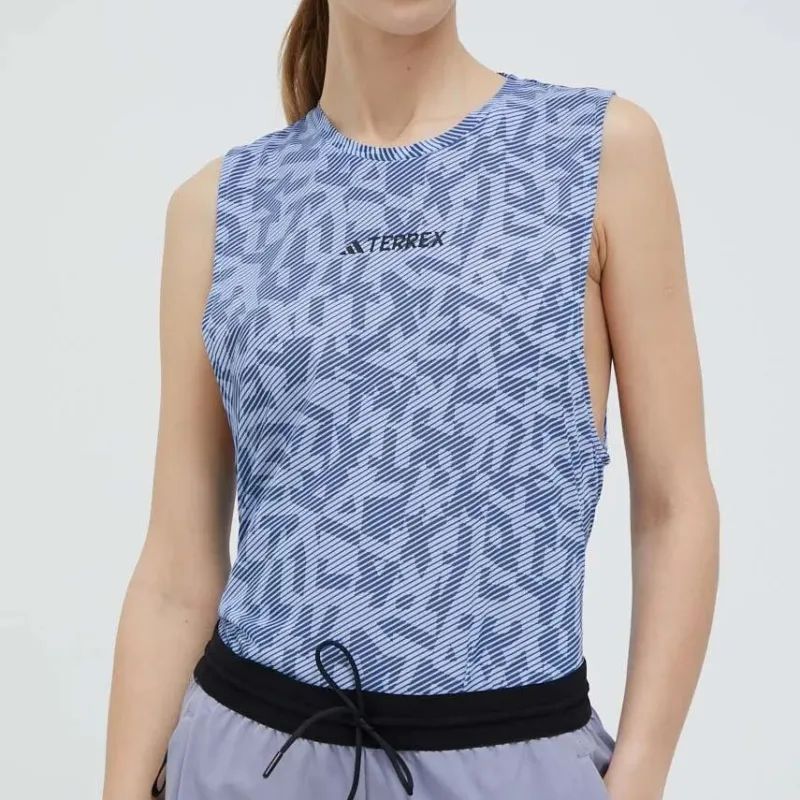 Adidas Terrex Tank Tops Women's Blue-4