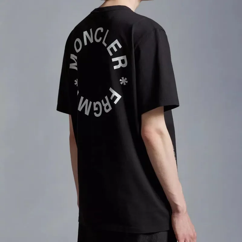 Moncler Moncler X FRGMT Co branded SS23 T Shirt Unisex Black-1