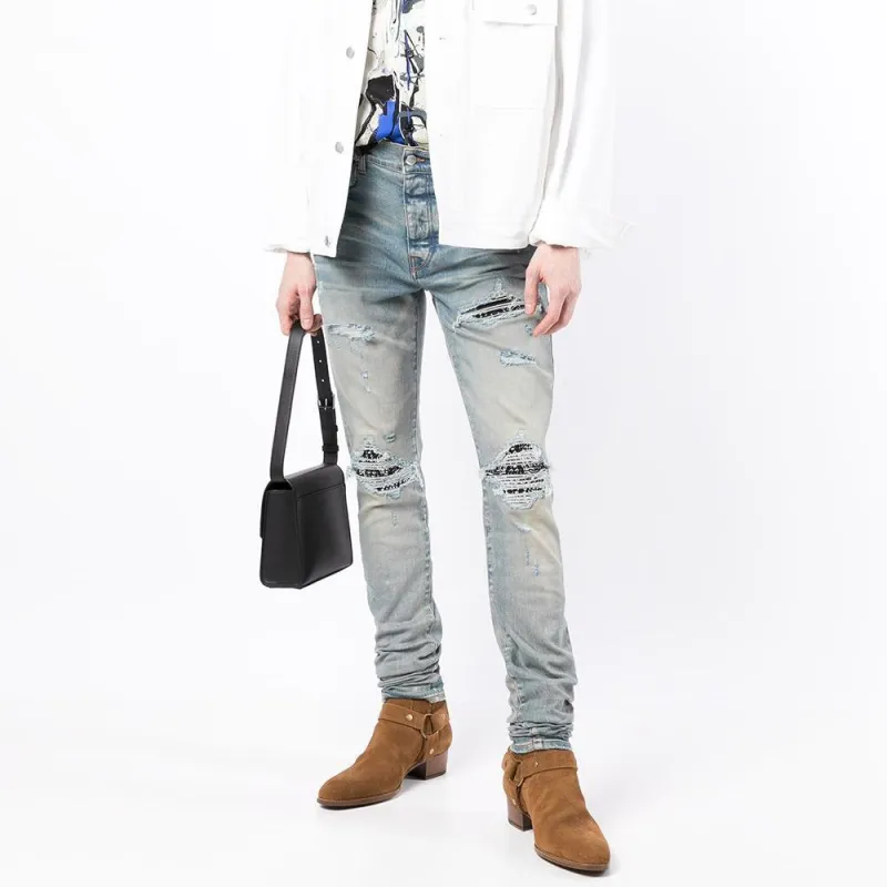 AMIRI MX1 Ripped Skinny Jeans-3