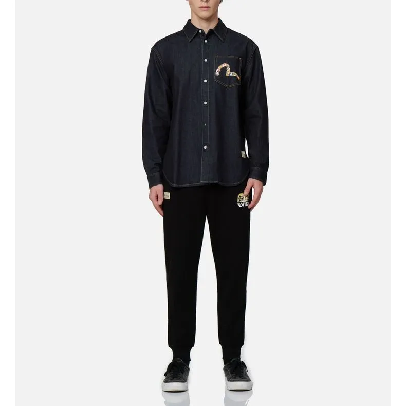 EVISU Knitted Sweatpants Men-3