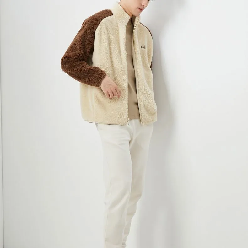 GAP Sweatshirts Unisex Beige Brown-3