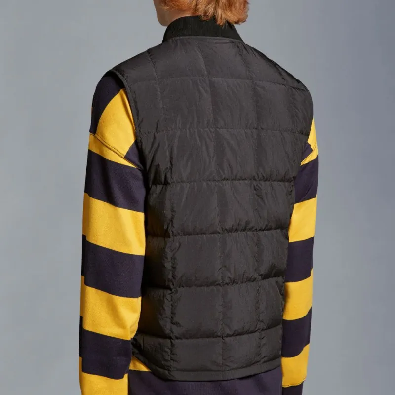 Palm Angels X MONCLER GENIUS MONCLER GENIUS X PALM ANGEL Vests Unisex Black-4
