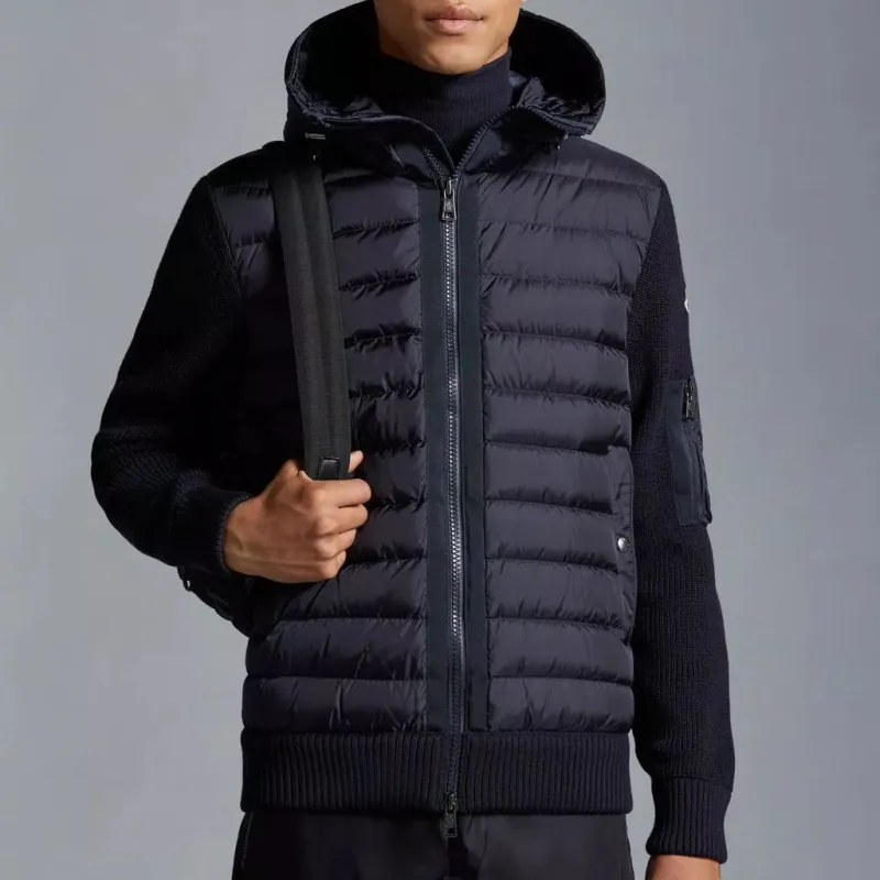 Moncler Down Jackets Men Dark Blue-4