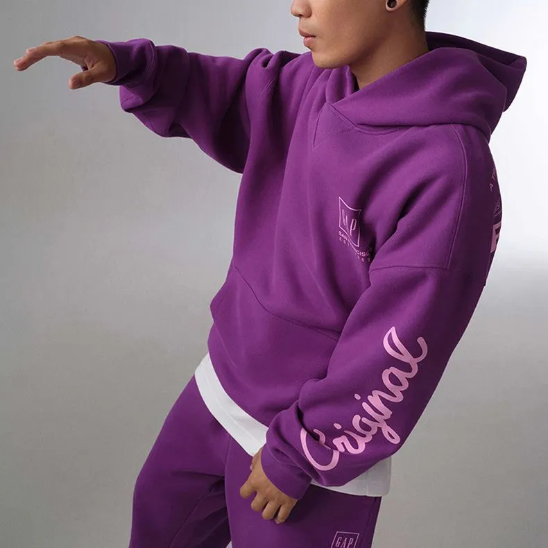 GAP Sweatshirts Men Purple-5