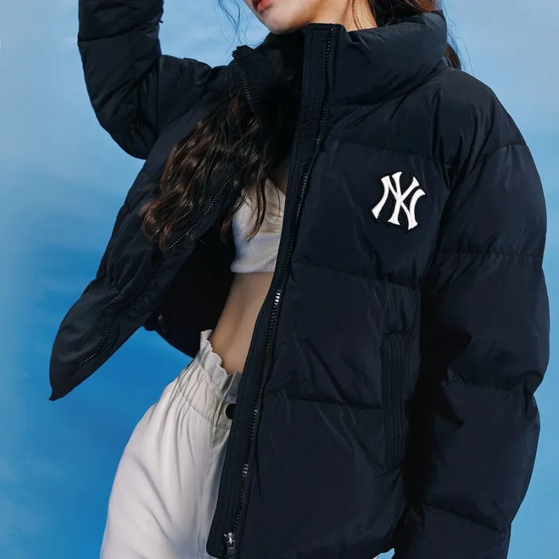 MLB New York Yankees Down Jackets Women's Black-4