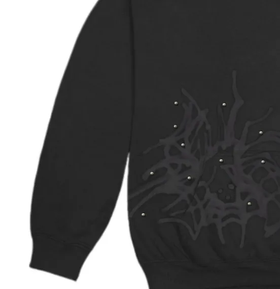 Travis Scott Studded Pullover Hoodie - POIZON Travis Scott Studded Pullover Hoodie - POIZON