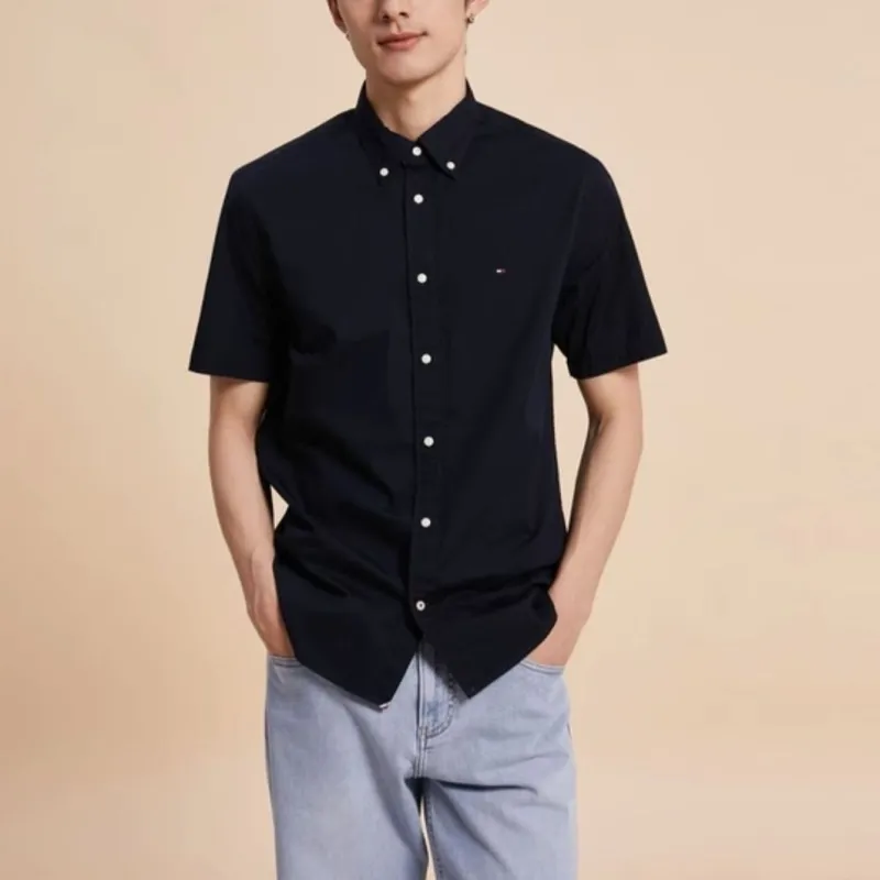 Tommy Hilfiger Shirts Men Navy Blue DW5-2