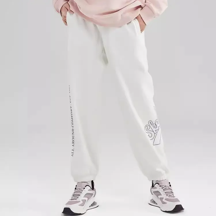Skechers Knitted Sweatpants Women's Marshmallow White/0074-2