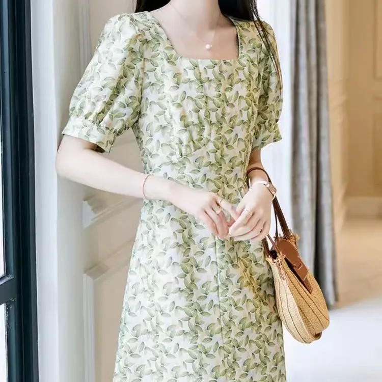 Dme Short Sleeved Dresses Women's Grass Green-2